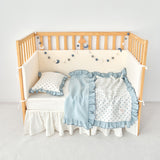 Darling Dots Reversible Multi-Layer Gauze Baby Blanket | LOA DAISY