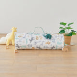 Animal Print Safari Baby Nap Blanket Portable. Nursery gift day care blanket.