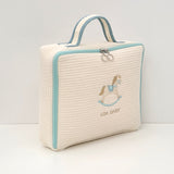 Icon Embroidery Box Pouch