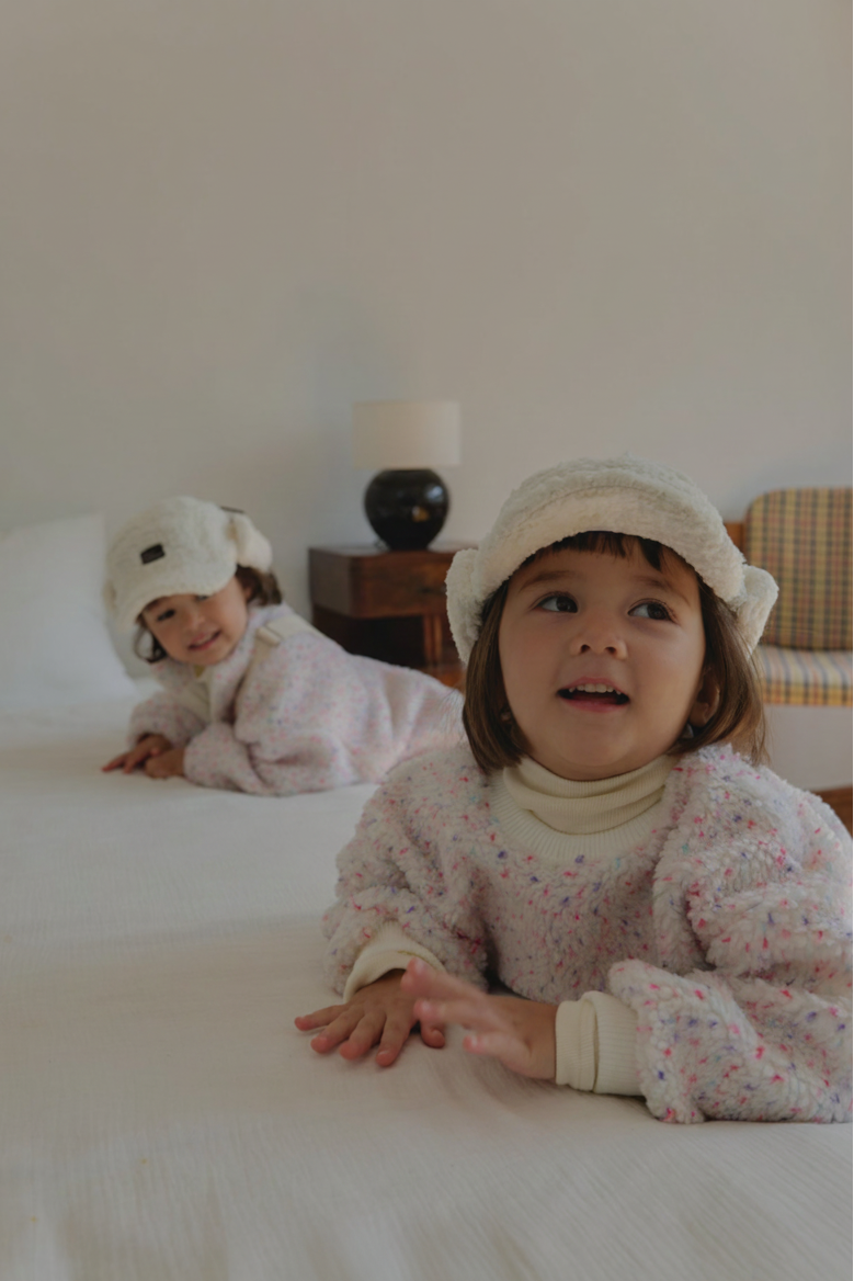 Soft winter siblings matching sweaters for toddlers