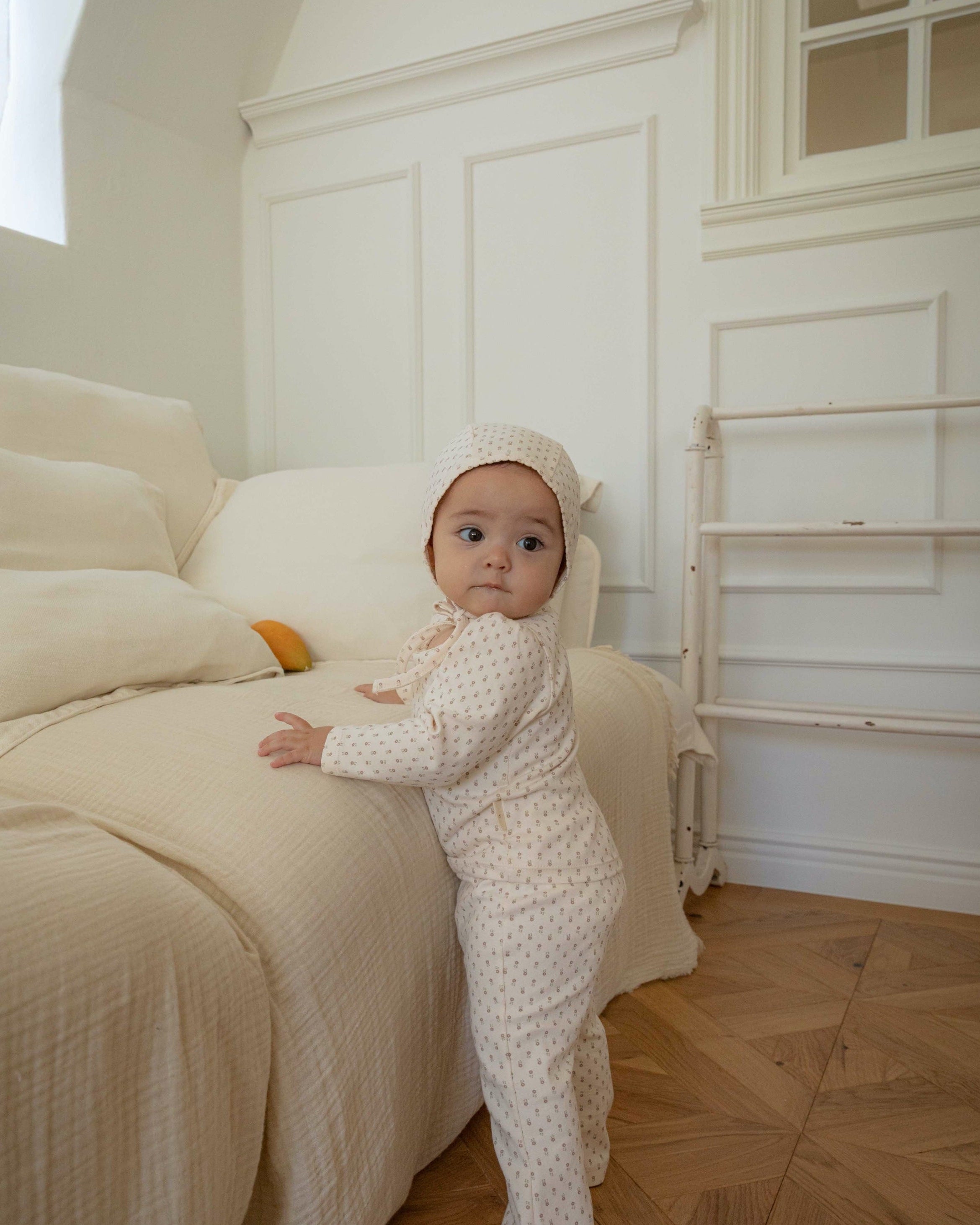 Cram vintage flower print girls pajama set gift