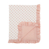 Darling Dots Reversible Multi-Layer Gauze Baby Blanket | LOA DAISY