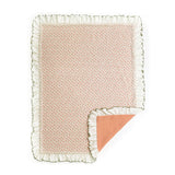 Petite Floral Ruffle Reversible Multi-Layer Gauze Baby Blanket | LOA DAISY