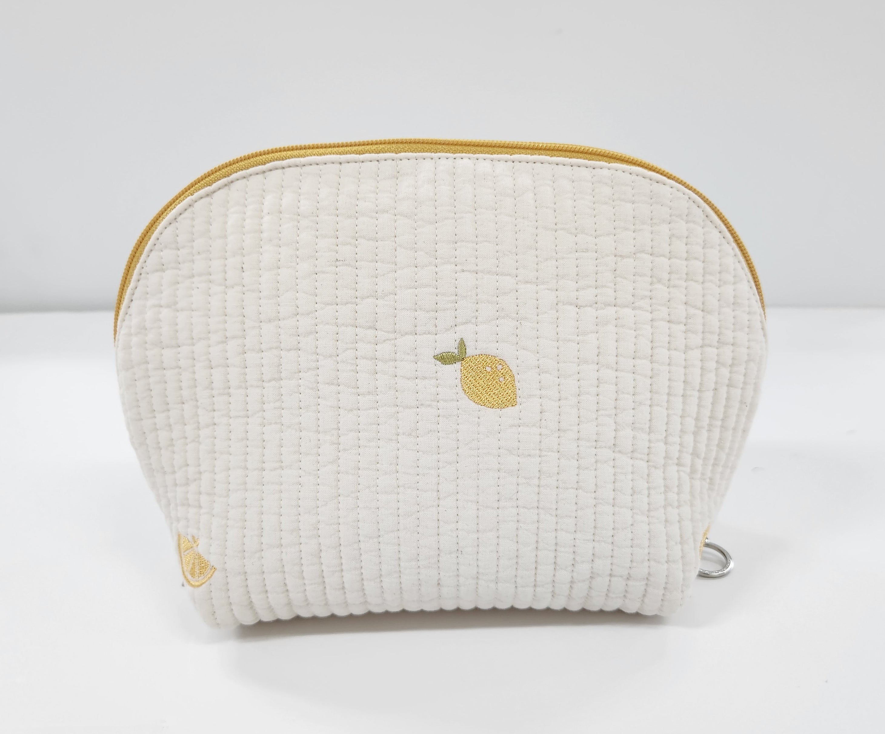 Quilted Embroidered Mom's Essential Pouch  | Multiple Sizes