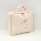 Icon Embroidery Box Pouch