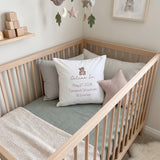 The Birth Announcement Pillow Cover