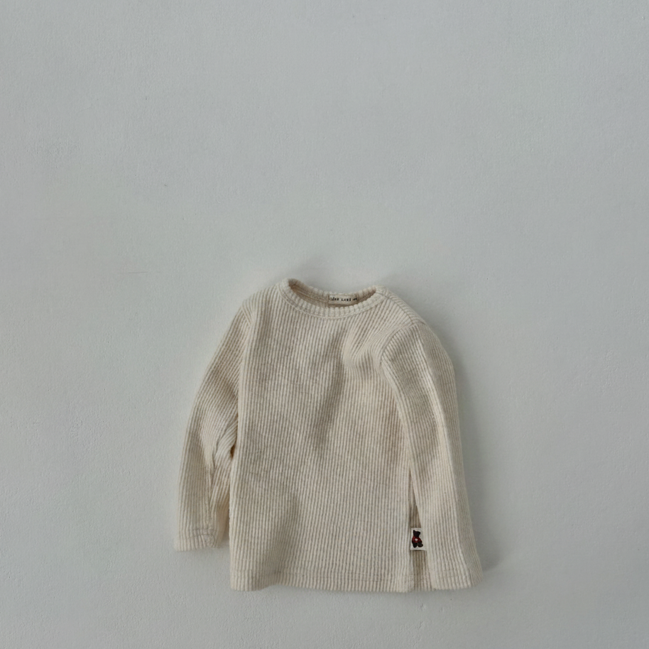 Ivory Cloud Soft Rib Knit Sweater for babies and toddlers by Loa Daisy
